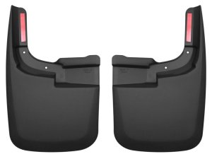 Ford F-350 Mud Guards - Front - Husky Liners - FormFit Design - Black - `17-`23